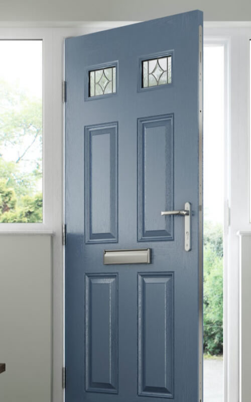photo of a new grp colour comp door in london