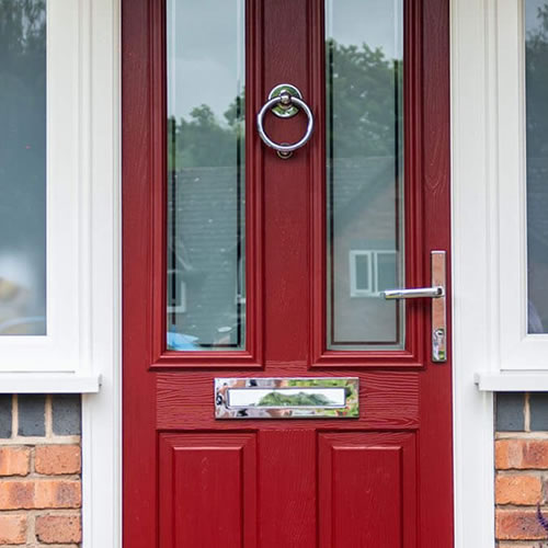 GRP colour composite door