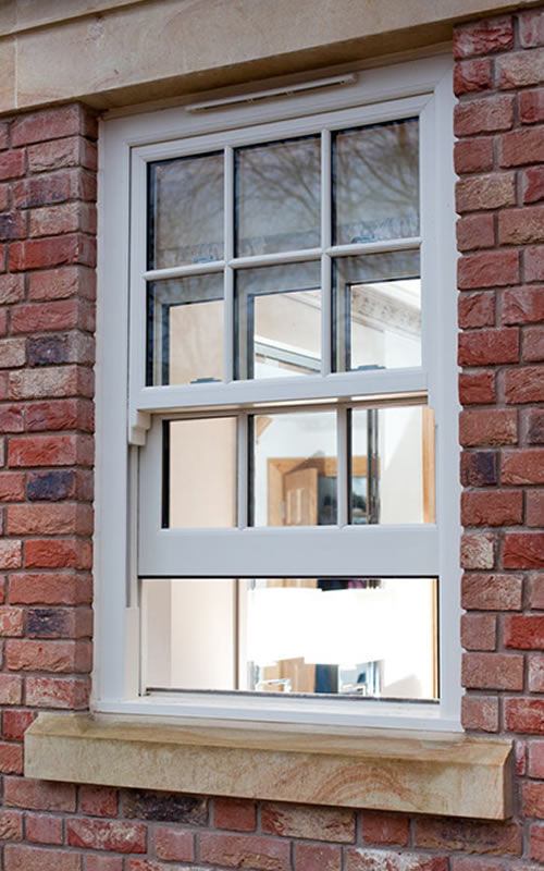 photo of a new uPVC sliding sash window in london